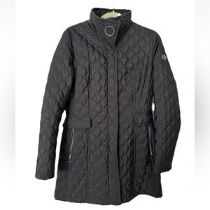 Calvin Klein Women's Diamond Quilted Black Dress / Work Jacket, Small, GUC